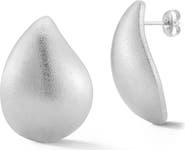 SPHERA MILANO Satin Wave Stud Earrings