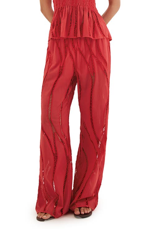 Raspberry Babi Cover-Up Pants