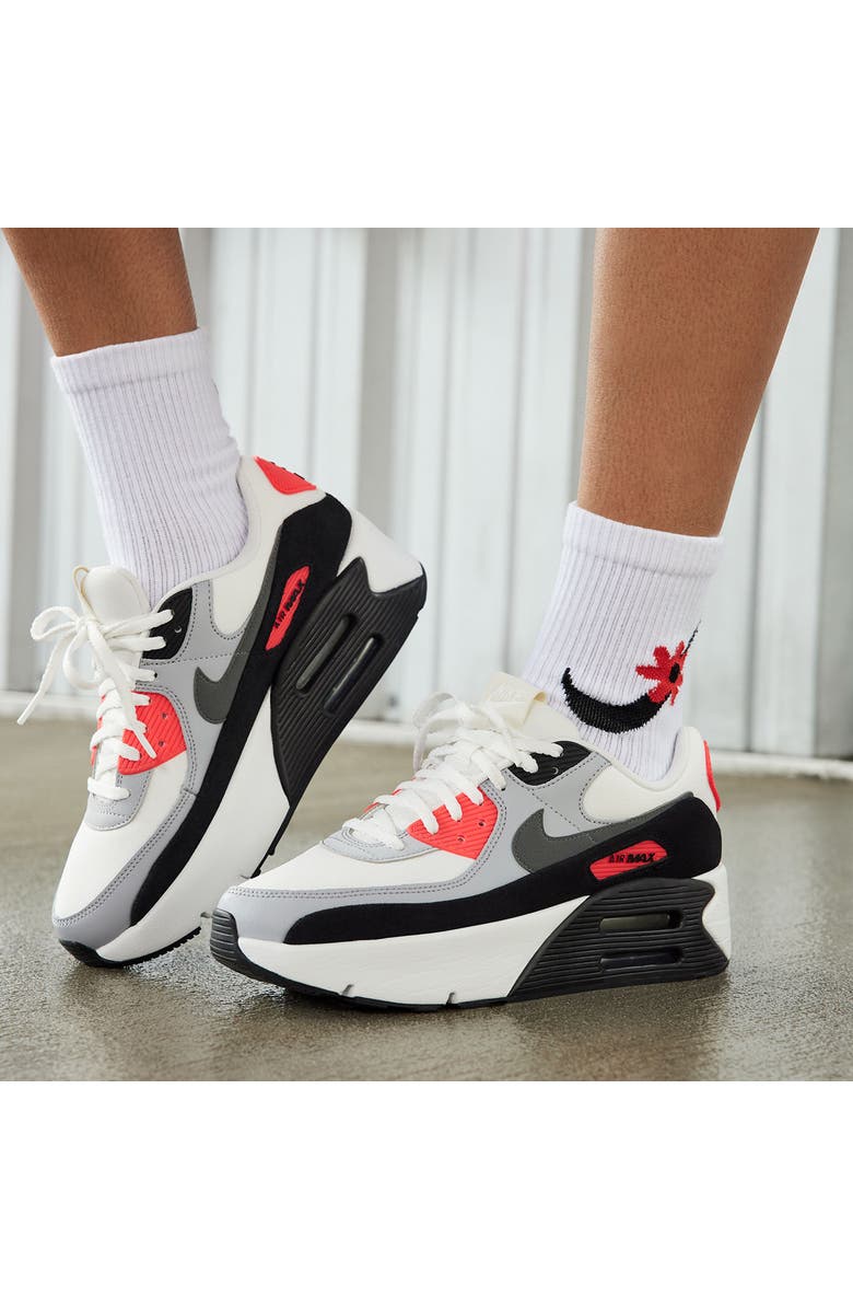 Nike Air Max 90 LV8 Platform Sneaker, Alternate, color,