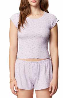 Florence by Mills Micro Thermal Crop Crewneck Top