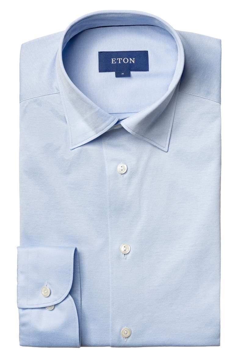 Contemporary Fine Twill Shirt, Main, color, LIGHT BLUE