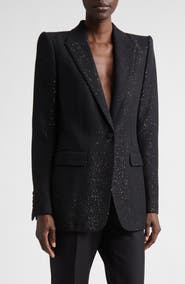 TOM FORD Sequin Wool Blend Blazer