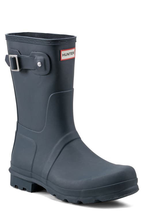 Hunter Waterproof Original Short Boot in Navy 