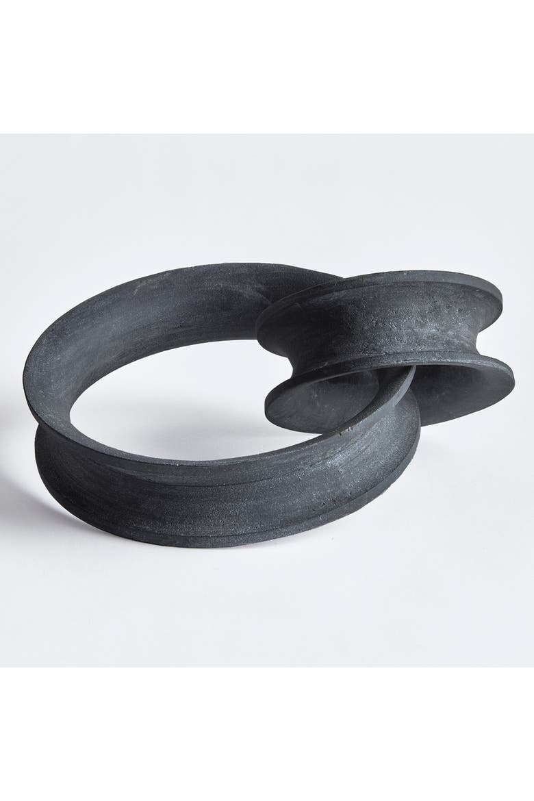 Kula Sculpture Decorative Object, Alternate, color, Black