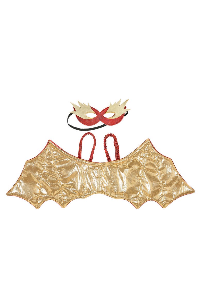 Souza Red dragon wings + mask , Costume Accessory, Main, color, Red