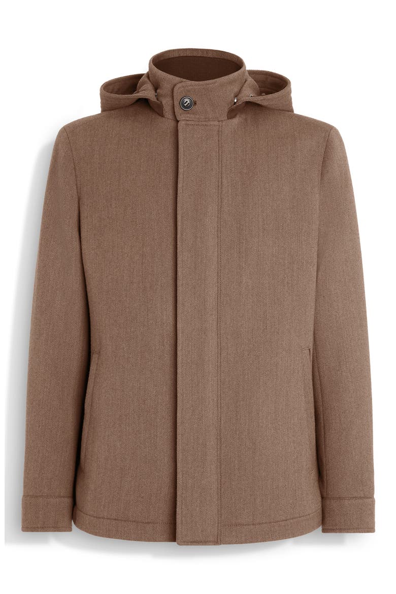 Wool & Cashmere Jacket, Alternate, color, BROWN MELANGE