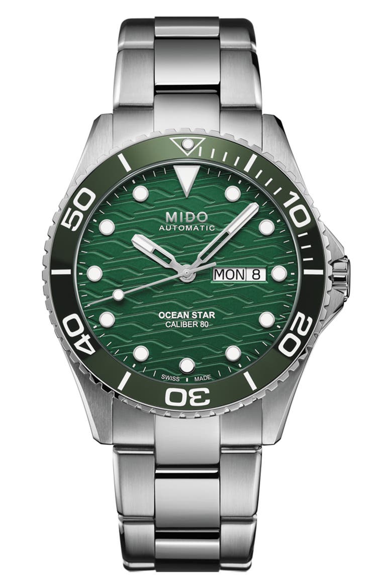 Ocean Star 200C Bracelet Watch, 42.5mm, Main, color, SILVER