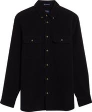 Noah Cotton Moleskin Button-Down Shirt