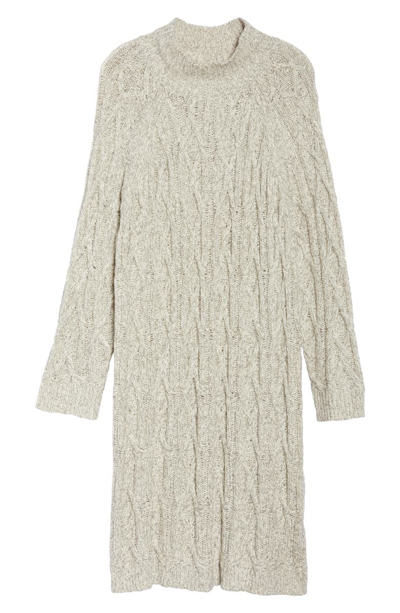 BP. Cable Knit Sweater Dress, Alternate, color,