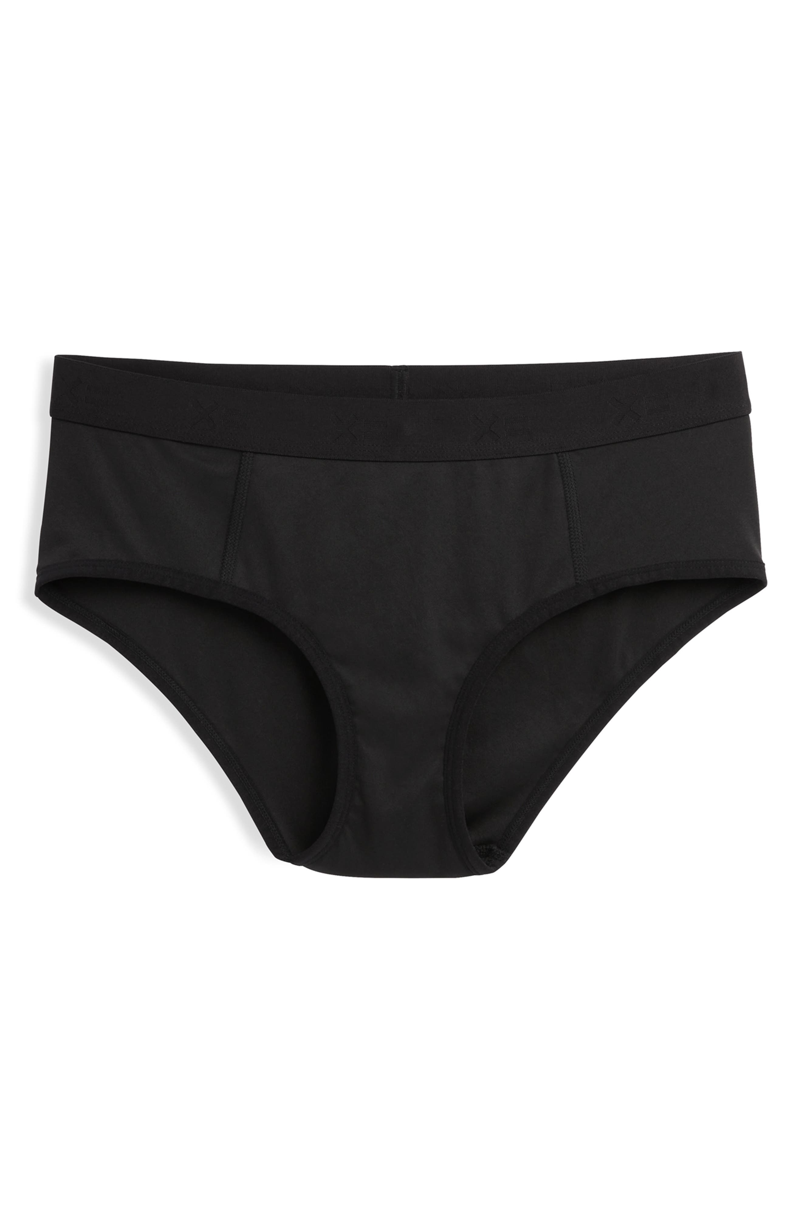TomboyX Tucking Bikini Hipster Briefs in Black 