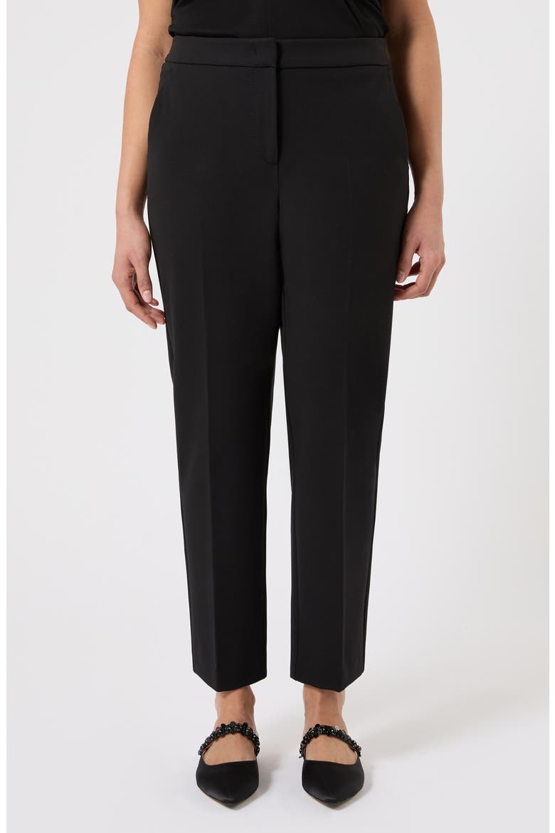 Double Face Jersey Pants, Main, color, BLACK