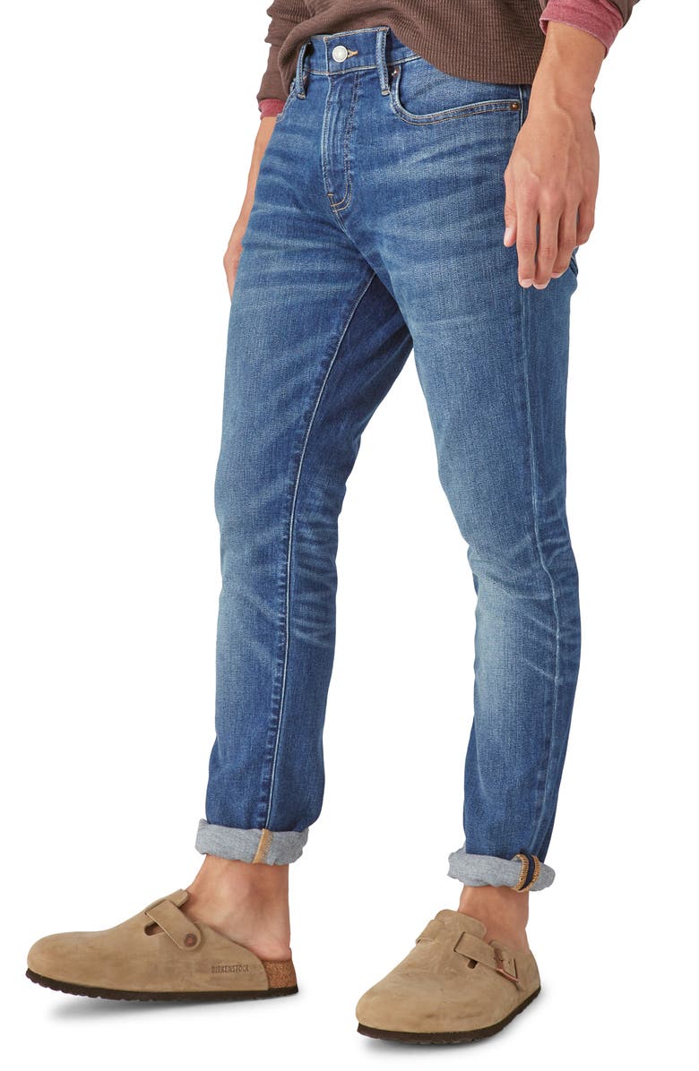 Lucky Brand 411 Athletic Tapered Leg Jeans, Alternate, color, 