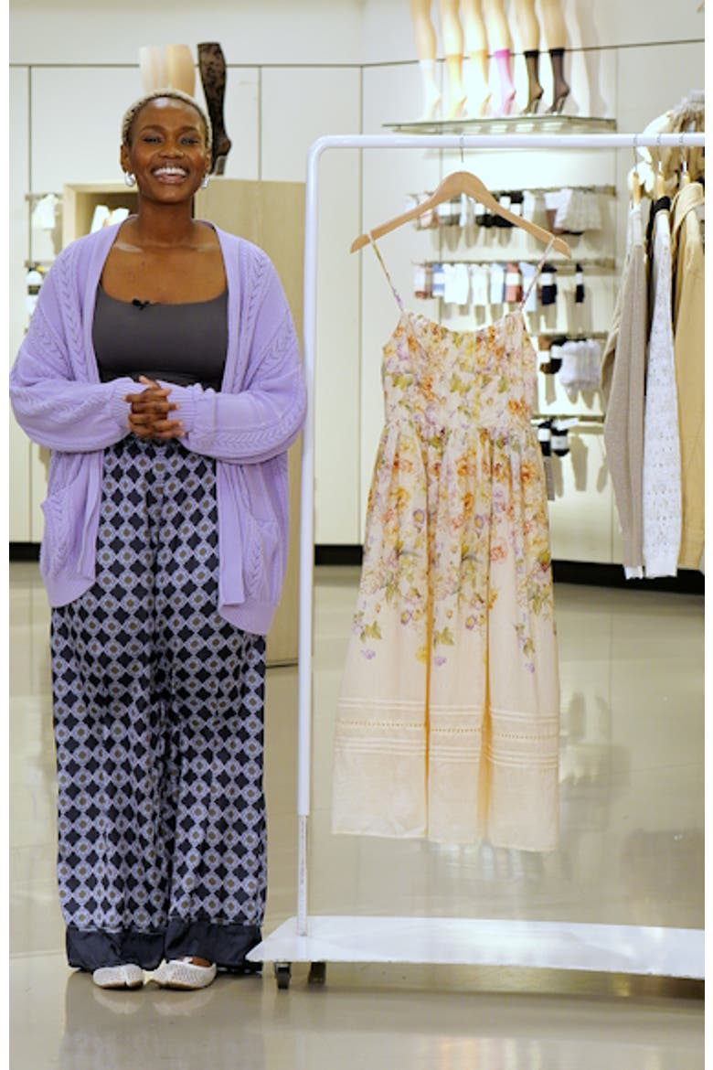 Kacey Floral Fit & Flare Midi Dress video