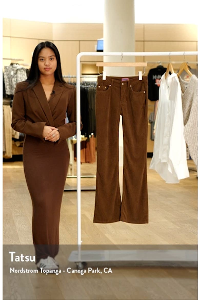 Corduroy Bootcut Pants video