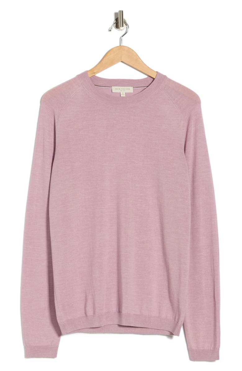 Jack Victor Bailey Merino Wool Blend Sweatshirt, Alternate, color, Lilac