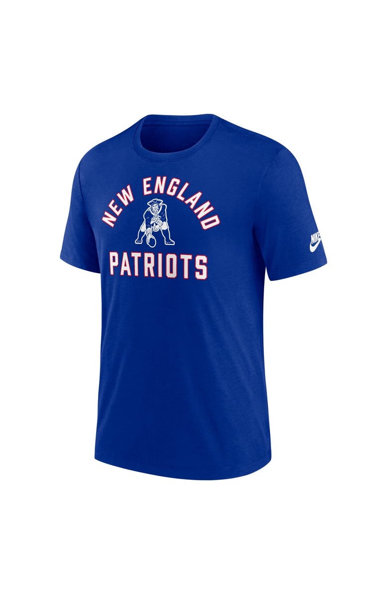 Nike Men's Nike Royal New England Patriots Favorable Timeline Tri-Blend T-Shirt, Alternate, color, Royal