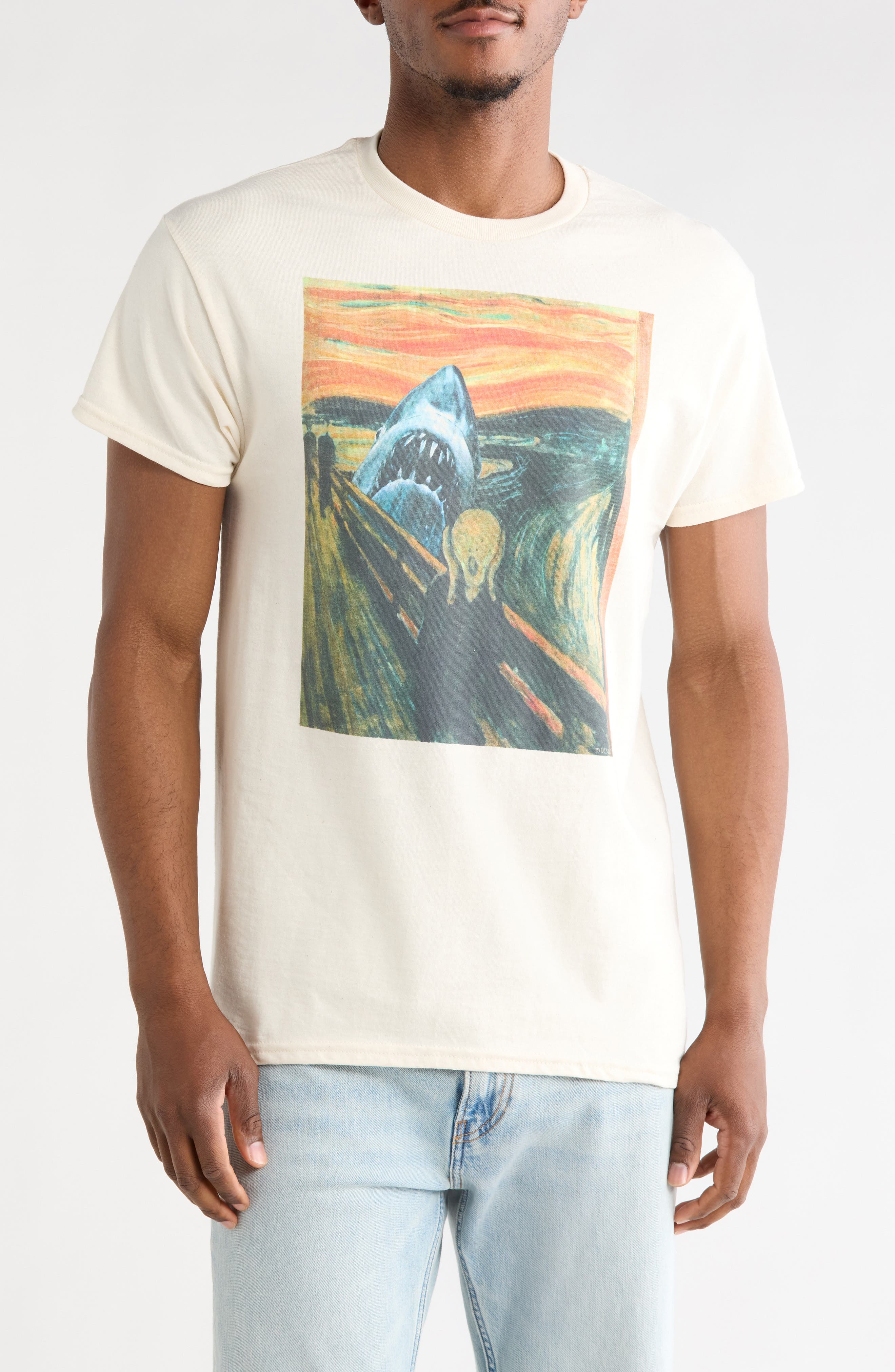 RIOT SOCIETY The Scream Jaws Graphic T-Shirt