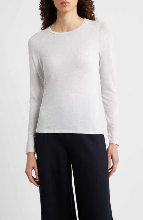 Eileen Fisher Crewneck Long Sleeve Top