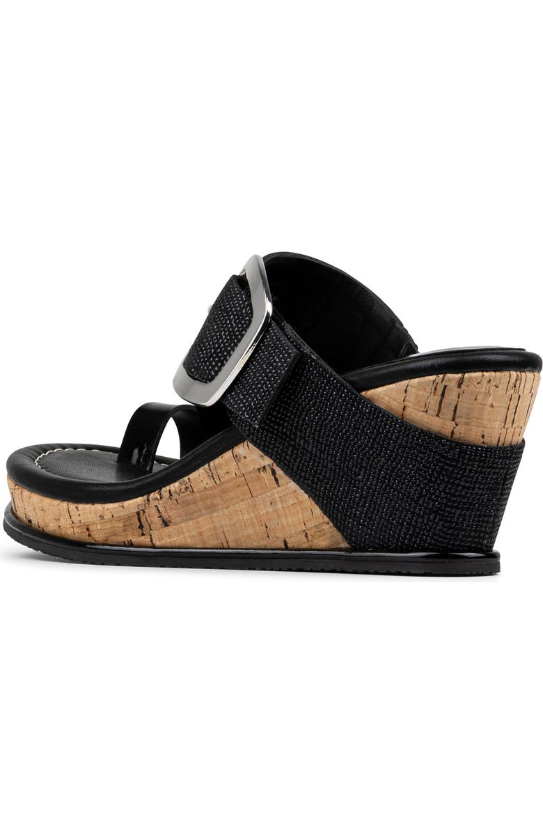 Donald Pliner Gyer Buckle Sandal, Alternate, color, Black