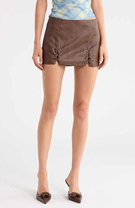 Venessa Faux Leather Miniskirt