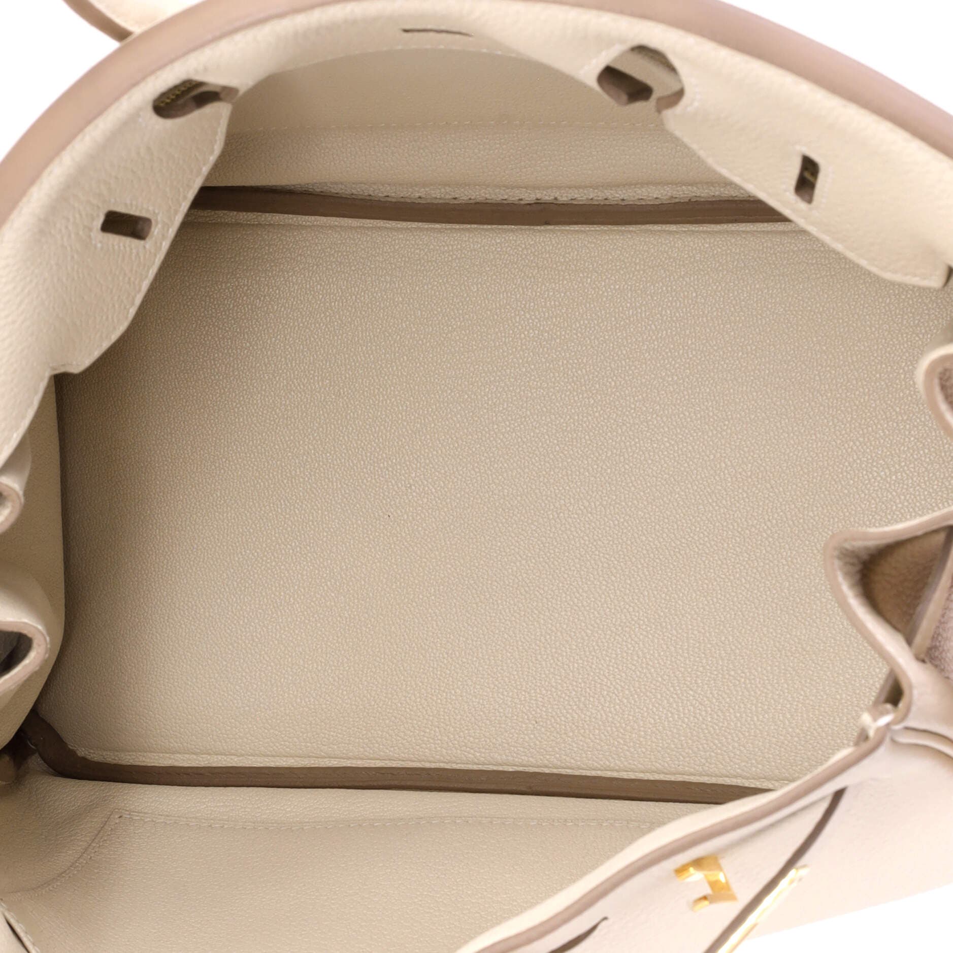 Pre-Owned Hermes Birkin Handbag Light Togo with Gold Hardware 30, Alternate, color, Craie