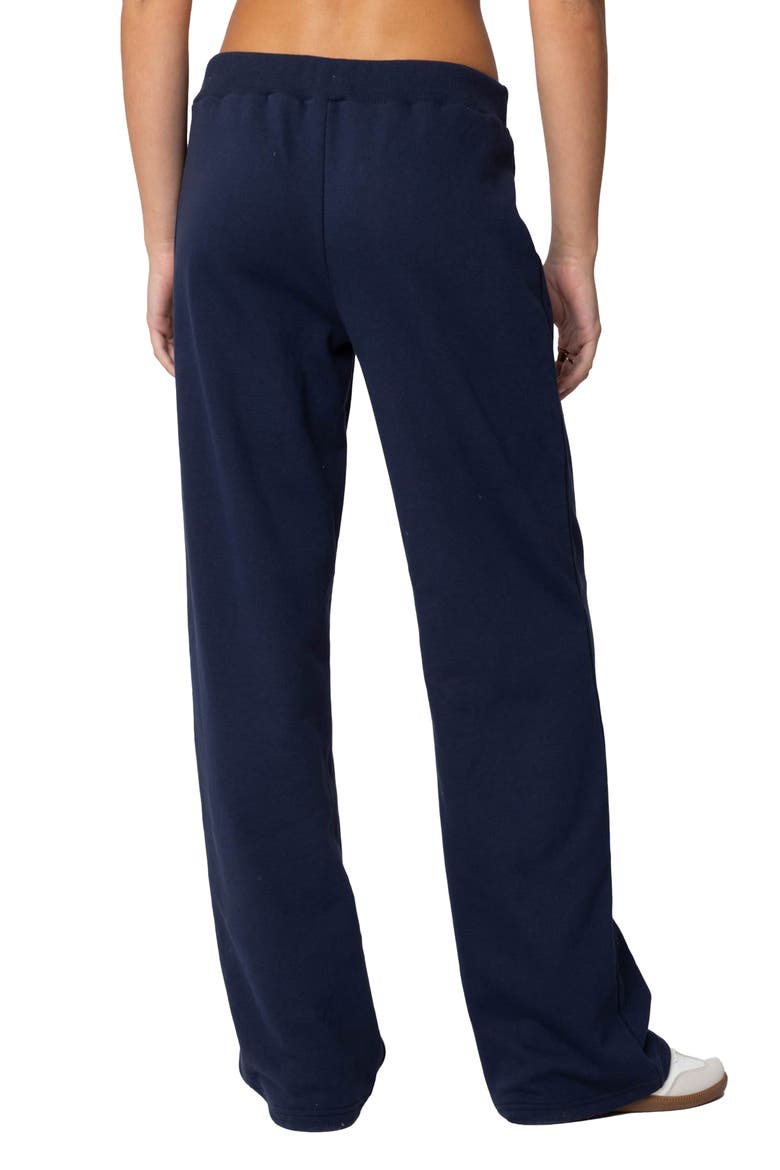 Quinn Straight Leg Sweatpants, Alternate, color, NAVY