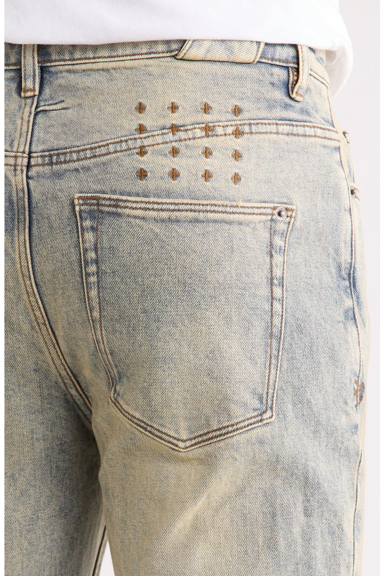 Chitch Sture Trashed Idols Slim Tapered Leg Jeans, Alternate, color, DENIM
