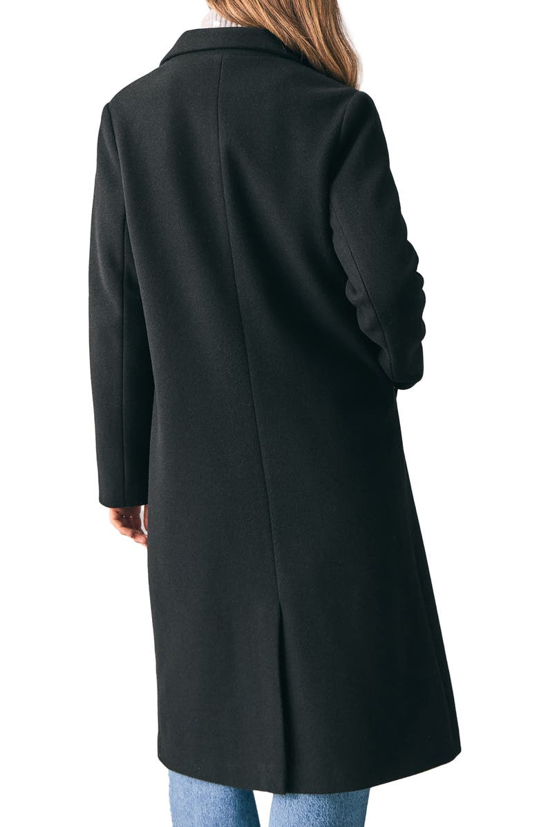 MANGO TEEN Longline Coat, Alternate, color, 