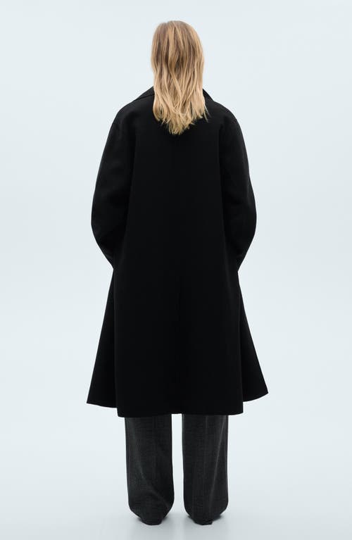 MANGO MANGO HANDMADE OVERSIZE WOOL BLEND COAT 