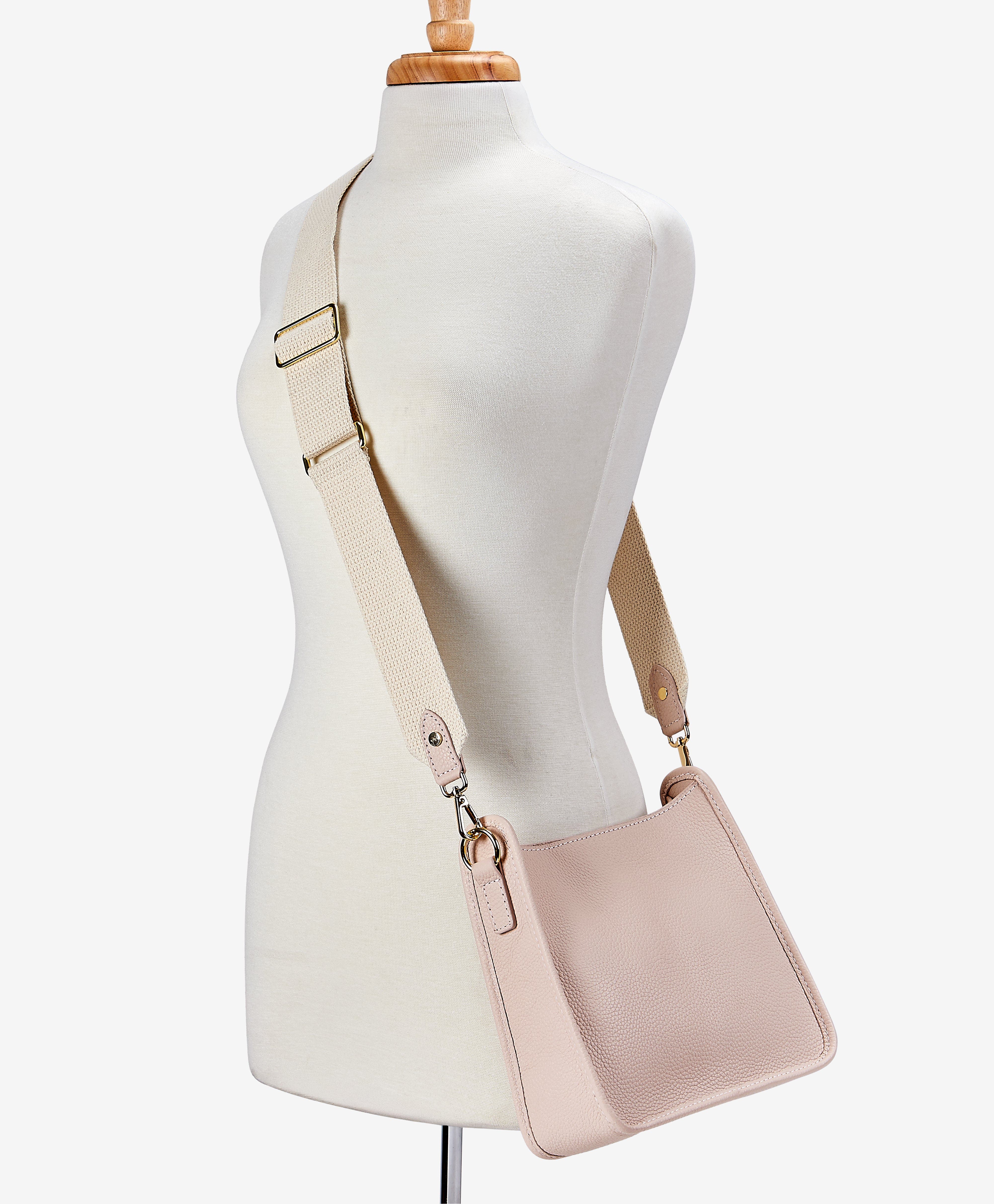 GiGi New York Elle Crossbody, Alternate, color, Nude