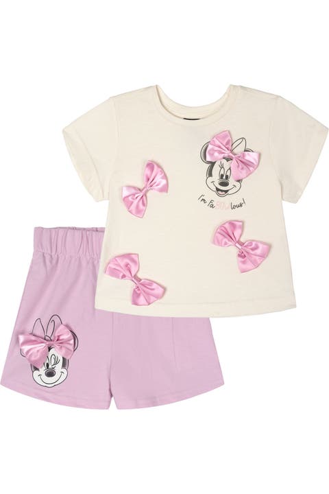 Minnie Mouse 2-Piece T-Shirt and French Terry Shorts Set