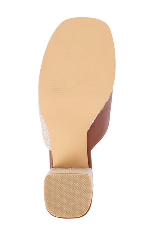 Coconuts By Matisse Beaufort Colorblock Mixed Media Sandal In Cognac