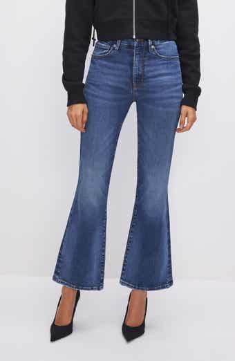 Good American Always Fits Good Legs High Waist Crop Bootcut Jeans