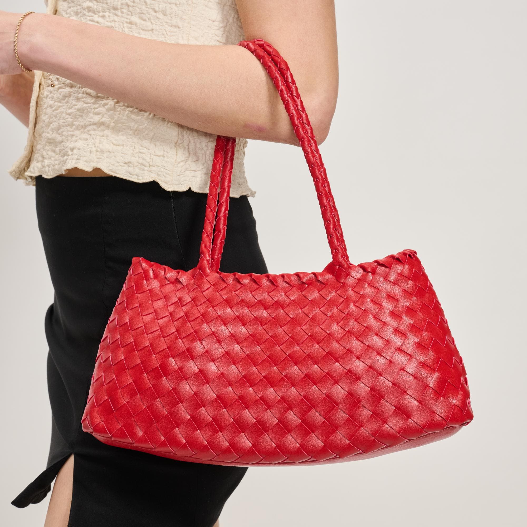 MODA LUXE Millie Hobo, Alternate, color, Red