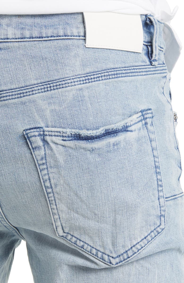 PURPLE BRAND Tie Dye Bleach Skinny Jeans, Alternate, color,