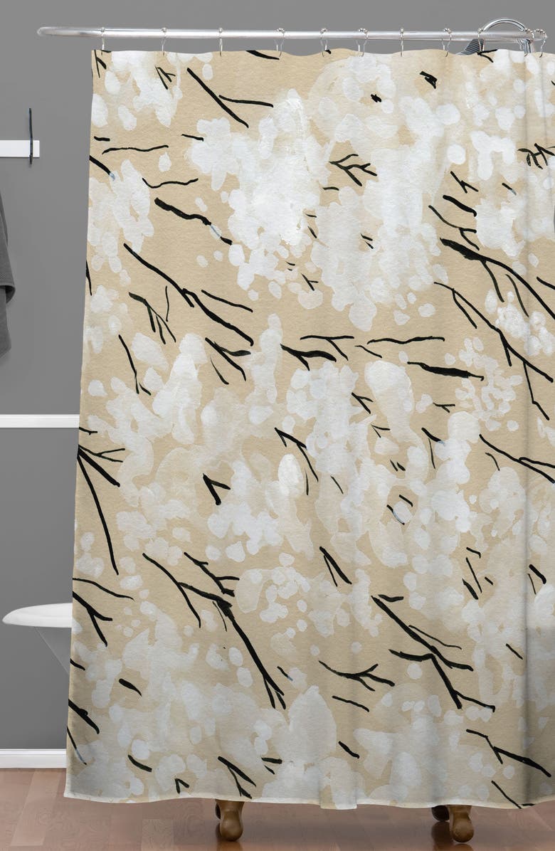 Deny Designs Blossom Shower Curtain, Alternate, color, 