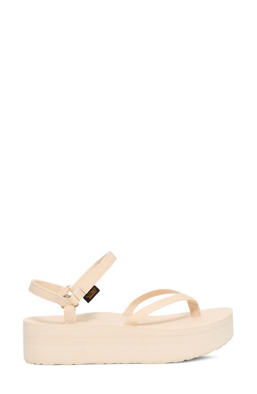 Teva Slim Flatform Sandal In Coconut