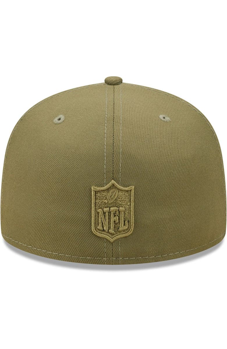 New Era Men's New Era Olive Cleveland Browns Color Pack 59FIFTY Fitted Hat, Alternate, color, 