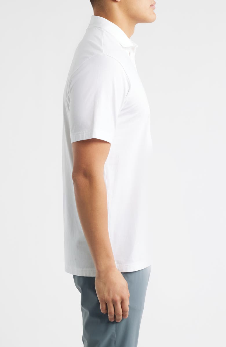 Peter Millar Crown Relaxed Fit Cotton Polo, Alternate, color, White