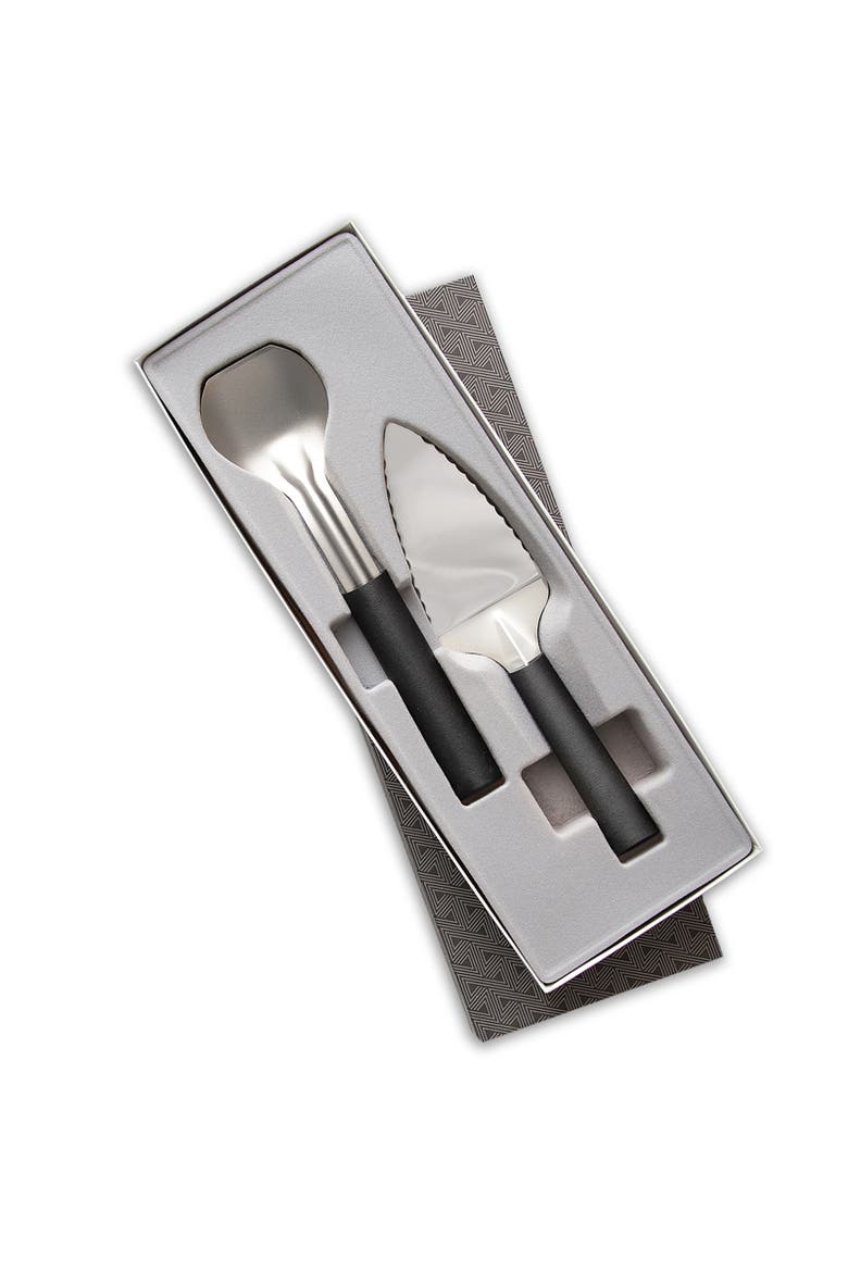 Cutlery Pie A 'La Mode Serving Set with Gift Box, Main, color, Black