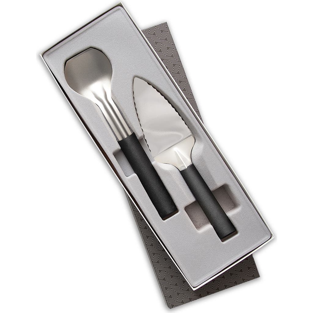 Radà Rada Cutlery Pie A 'la Mode Serving Set With Gift Box In Black