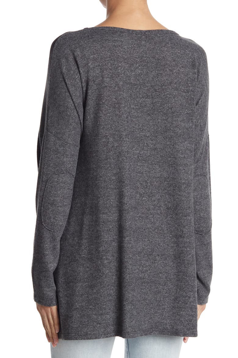 Colorblock Top, Alternate, color, CHARCOAL PRINT 1