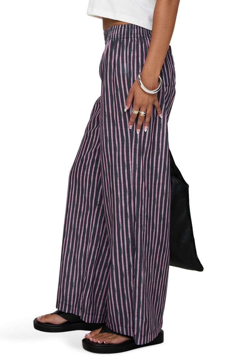 Princess Polly Beach House Stripe Boxer Pants, Alternate, color,