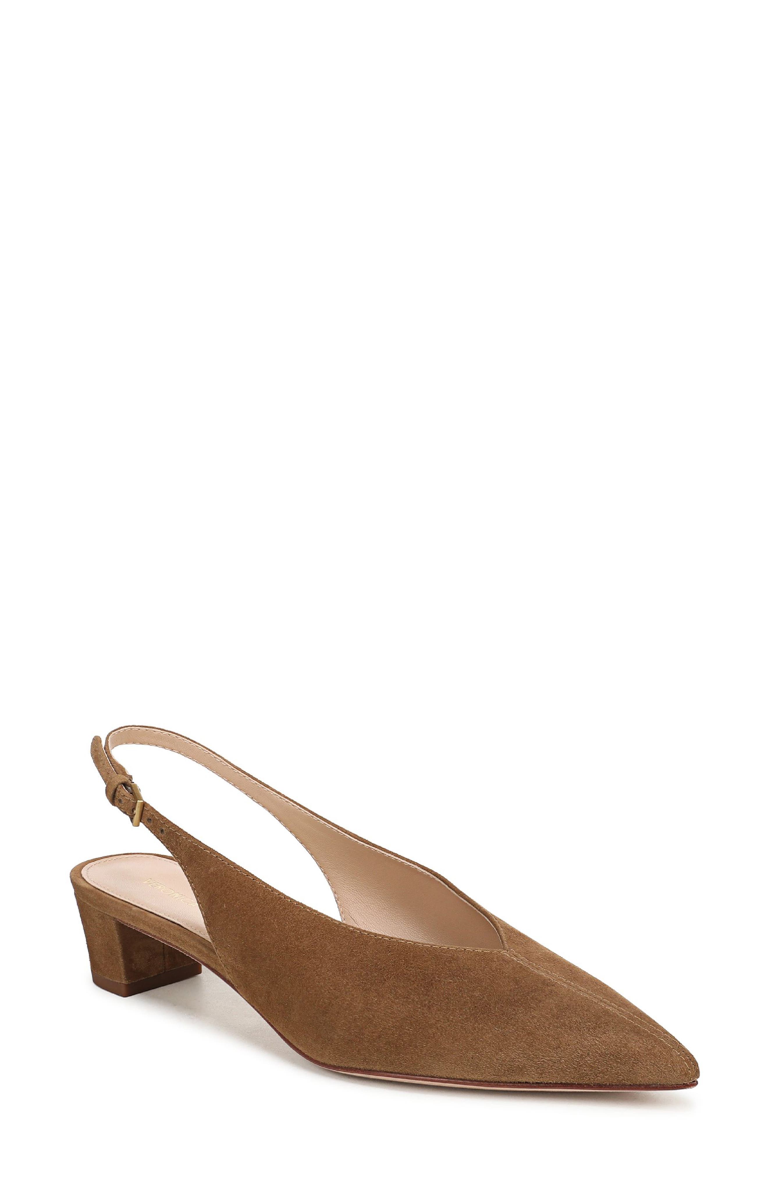 Pamela Slingback Pump, Main, color, CHESTNUT SUEDE