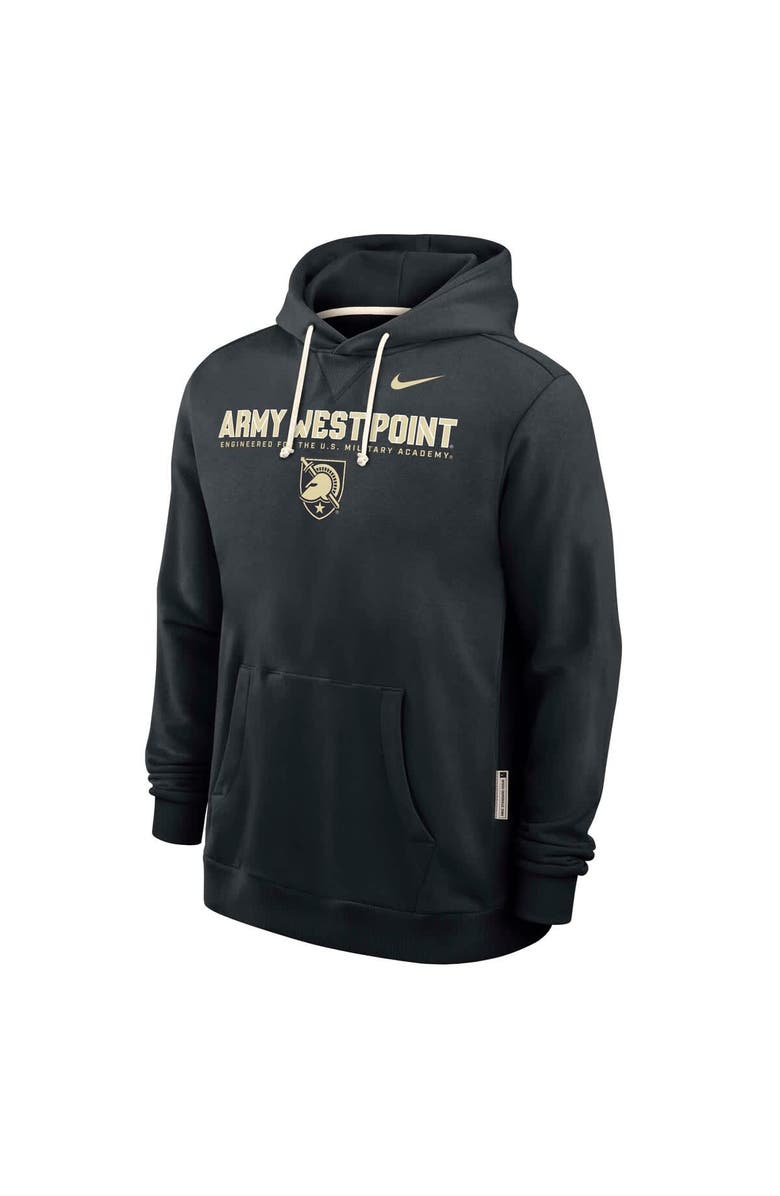 Nike Men's Nike Black Army Black Knights 2025 Sideline Standard Issue Dri-FIT Hoodie, Alternate, color, Black