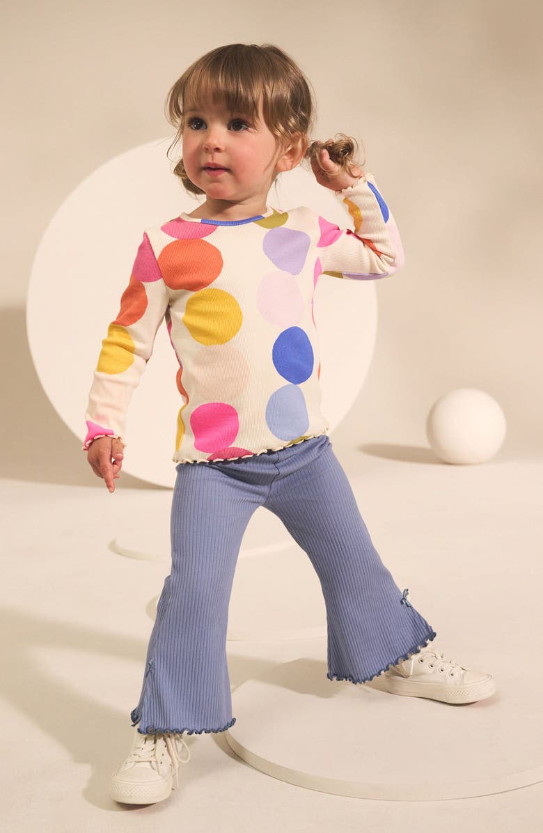 NEXT Kids' Knit Flare Leggings, Alternate, color, 