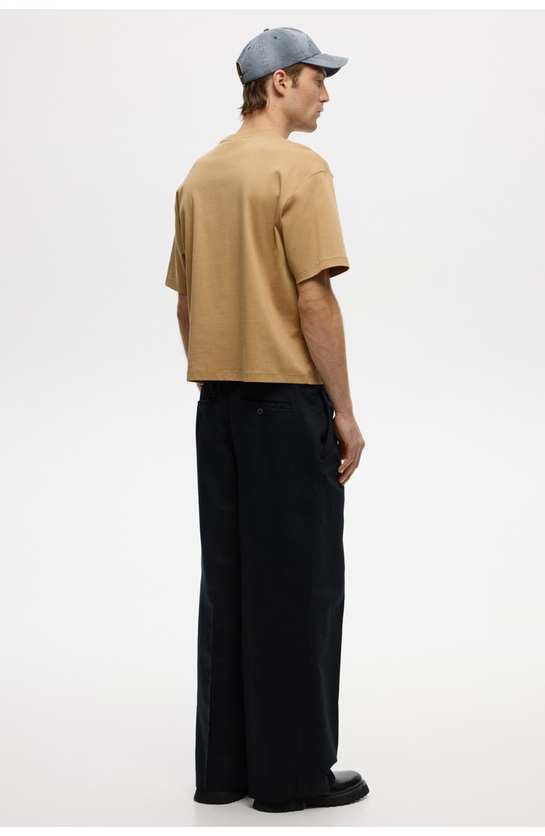 H&M Loose-fit linen-blend pants, Alternate, color, 