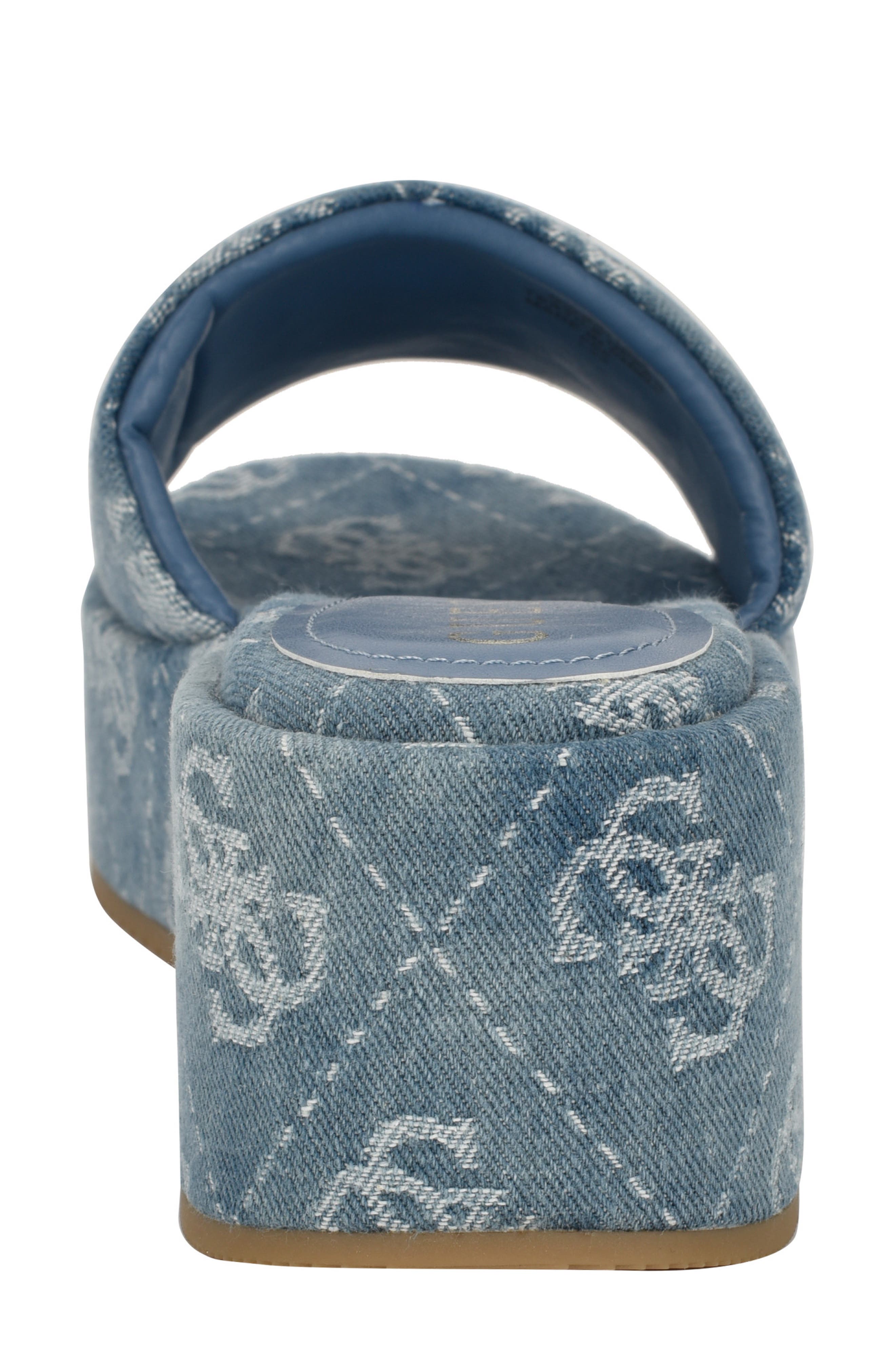 GUESS Bintai 2 Platform Sandal, Alternate, color, Blue