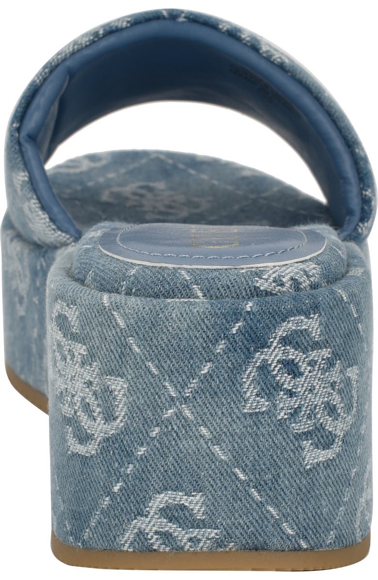 GUESS Bintai 2 Platform Sandal, Alternate, color, Blue