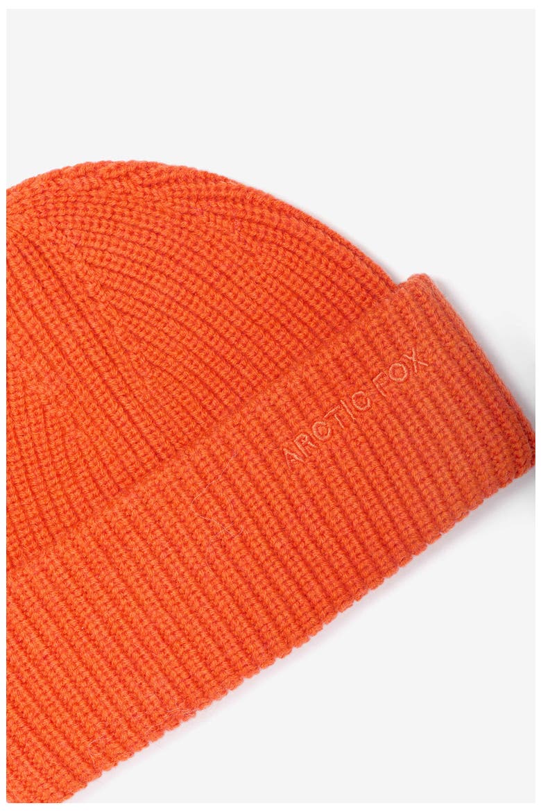 The Embroidered Merino Wool Beanie, Alternate, color, SUNKISSED CORAL
